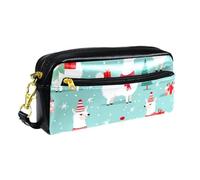 YTYVAGT Sacchetto di matita,Piccolo astuccio,Fiocco di neve di cammello di Natale,Penna Pouch