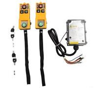 YU-2S Telecomando industriale a doppio canale per paranco per gru trasportatore per pompa per calcestruzzo Generatore di pompe per calcestruzzo Avviare e afferrare macchinari (AC220V)