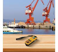 YU-2S Telecomando industriale per paranchi elettrici, gru e trasportatori - 800 MHz RF, resistente a olio/acido/caduta, DC24V/AC220V/AC380V Compati (DC24V)