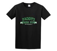 YU CUI Distressed Paddy's Irish Pub Value Science Fiction Student Music Festival Universal T-Shirt Black XXL