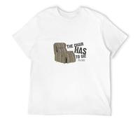 YU CUI Frasier The Chair Logo T Shirt Mens TV Show Silver T-Shirt WhiteXXL