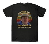 YU CUI I've Been with del Griffith I Can Take Anything Vintage Men's T Shirt Retro Tee T-Shirt Black S