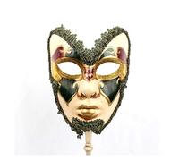 YU FENG Maschere cosplay veneziano musicale Carnevale Mardi Gras Maschera in maschera su un bastone Partito Costume, Mix, Taglia unica