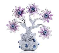 YU FENG, Statua a Forma di Albero di malocchio Blu Turco Flower3