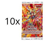 Yu-Gi-Oh 10x Boosters DUELLANTI LEGGENDARI VULCANO BRUCIANIMA 1a Edizione - ITA