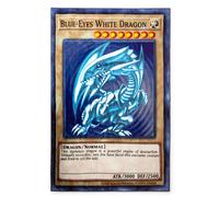 Yu-Gi-Oh Coperta In Pile Con Carta Blue-Eyes White Dragon | 45 X 60 Pollici