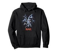 Yu-Gi-Oh! Grafica da Gioco con Drago Bianco Occhi Blu Felpa con Cappuccio