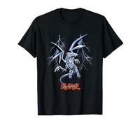 Yu-Gi-Oh! Grafica da Gioco con Drago Bianco Occhi Blu Maglietta