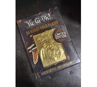 YU-GI-OH SLIFER SKY DRAGON 24K GOLD ORO CARD LIMITED NUMERATA FANATTIK