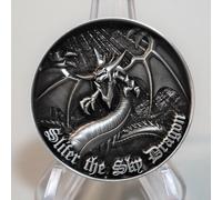 Yu-Gi-Oh Slifer the Sky Dragon 20th Anniversary Coin Medal Promo Giapponese C...
