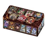 KONAMI- Yu-Gi-Oh Trading Card Game Tin of Dueling Heroes 25th Anniversary Tedesca, 1° Edizione, Colore Argento