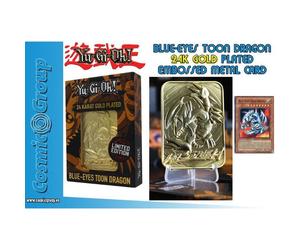 Yu-Gi-OhLtd Ed 24k Gold-Blue Eys Dragon