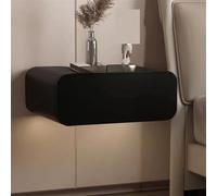 Yu Shuai Comodino, Comodino sospeso Piccolo comodino moderno sospeso con cassetto Cassetti sospesi Comodino Armadietto portaoggetti for camera da letto Bagno Piccoli spazi(Black,30 * 40 * 20cm)