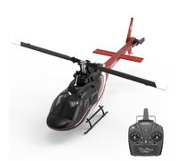 YU XIANG F08 Bell 206 RC elicottero, scala 1/27 2.4G 6CH Brushless, modello Flybarless 3D/6G con posizionamento del flusso ottico, giroscopio a 6 assi e volo invertito a un tasto, regalo per gli