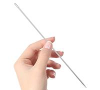 Yuanchu Aghi da cucito lunghi da 10 pollici, aghi da cucito con grande orecchio, aghi da cucito professionali in pelle, aghi da cucito per la casa, in pelle, per il fai da te (10 cm)