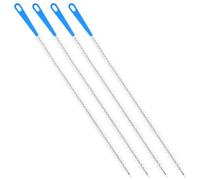 Yuanchu Confezione da 4 spazzole flessibili per la pulizia dello scarico, lunghezza 60 cm, strumento per rimuovere gli intasamenti dello scarico con setole in nylon resistente alla ruggine, strumento