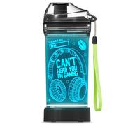 YuanDian Can't Hear You I'm Gaming,Borraccia per cuffie con 7 luci di colore 3D illuminate bicchieri regalo per giocatori ragazzi, manico facile da pulire e trasportare, 400 ml