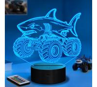 YuanDian Shark Monster Truck 3D LED Night Light