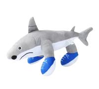 YuanDiann Morbido set di peluche italiano: Tung Tung Sahur, Tralalero Tralalala & Cappuccino Assassino - giocattoli e regali per bambini adulti squalo 2#