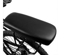 YUANGANG Cuscino per sedile posteriore della bicicletta, in ecopelle, con spugna ispessita, più morbido e confortevole, colore nero, N77HQJ753P7G9AAG638R8GR
