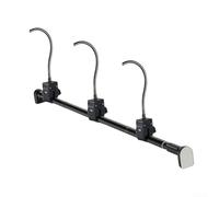 YUANGANG Gancio telescopico estensibile per appendere piante di Natale, per mercatini di Natale, caminetti e balconi (80-100 cm)
