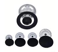 YUANGANG Kit di tappi per forno a gas in metallo, per stufe Sabaf Crown Flames, parte di ricambio per set di tappi per fornello (piatto), HT54ITQIU029SQV16Q67PLFI910