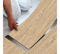 YUANGANG Pavimento Effetto Legno Vintage Piastrelle per Pavimenti in Vinile Autoadesive, Antiscivolo Perfetto per Superfici Lisce 20 * 300 cm