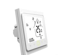 YUANGANG Termostato Smart Wi-Fi - Regolatore di temperatura programmabile con telecomando per caldaie a gas, bianco.