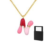 YUANHUYUOU Collana con iniziale per donne, ragazze e bambini - Delicata collana con iniziale placcata in oro 18 carati, piccola collana con ciondolo dalla A alla Z (U)