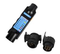 Yuanjoy Tester 7/13 poli rimorchio frizione 7 pin Trailer RV Socket Tester 12 V veicolo tester con 13 a 7 poli e adattatore da 7 a 13 poli