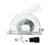 YUANKEECE Aspiratore per polveri per taglio avanti e indietro, staffa universale, copertura in policarbonato trasparente per la pulizia della smerigliatrice