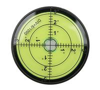 YUANKEECE Livella a bolla circolare in metallo durevole resistente agli urti ad alta precisione da 60x12 mm