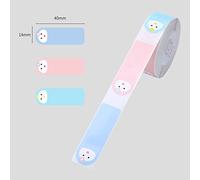 YUANKEECE Simpatiche Etichette Adesive per Stampanti D11 D110 D101, Vari Modelli, 14x40mm-160 Fogli per Rotolo, Organizzazione Domestica e Aziendale (B)