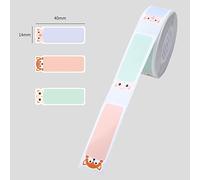 YUANKEECE Simpatiche Etichette Adesive per Stampanti D11 D110 D101, Vari Modelli, 14x40mm-160 Fogli per Rotolo, Organizzazione Domestica e Aziendale (UNA)