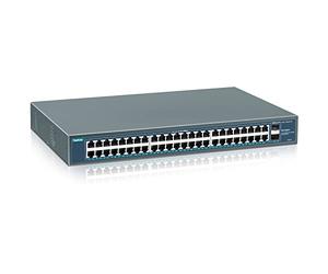 YuanLey Switch PoE 48 Porte Gigabit non Gestito con 2 Uplink SFP 1000Mbps, 50 Porte 802.3af/at 800W Switch di Rete PoE+ Alta Potenza, Commutatore Power Over Ethernet con Montaggio a Rack
