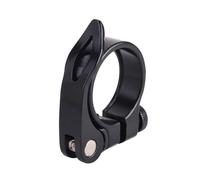 YUANMANMAN Collarino Reggisella Bici 1 Morsetto for Reggisella for Bici MTB A Sgancio Rapido, in Lega di Alluminio Ultraleggero, for for Bicicletta Morsetto per Sella per Bicicletta(34.9mm-Black)