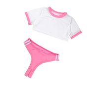 YUANMO Costume da cosplay anime per donne e ragazze, uniforme giapponese, completo con perizoma, set da 2 pezzi