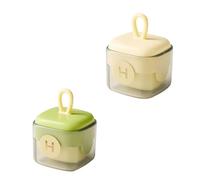 Yuannee Reusable Lint Roller Leva Pelucchi,2 PCS Rullo Antipelucchi Riutilizzabile in Gel di Silicone Lavabile Mini Design Quadrato Portatile per Abbigliamento e Peli Animali