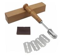 Yuannee Taglierina per Pane Bread Lame,Pane Coltello con 5 Lamette Acciaio Inossidabile Lama Bread Lame Taglierino Coltello da Panettiere per DIY Impasto Intagliare modelli di crudo