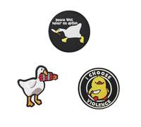 Yuannee Toppe Ricamate Tattiche,Kit da 3 Design Militare con Motivo Anatra Termoadesiva a Caldo Patch Divertenti per Giubbotti Zaini Jeans Ideali per Decorazione Riparazione Tessuti