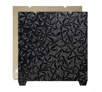 Yuanpgky 1 piastra flessibile in acciaio per molle da 315 x 310 mm, per K1 Max, PEI su entrambi i lati rivestita con fibra di carbonio/PEY/PEO, senza base magnetica, (PEI + PEO)