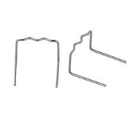 Yuanpgky 100 graffette a caldo da 0,6/0,8 mm, per paraurti auto, kit di riparazione in plastica con struttura in acciaio inossidabile e diverse opzioni di forma A/B/C/D/E/F/G/H/I (C)