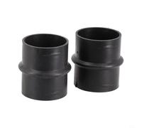 Yuanpgky 2 connettori per condotti da 42 mm, compatibili con Eberspacher e compatibili con sistemi di riscaldamento Webasto, in plastica nera, raccordo di estensione per condotto dell'aria