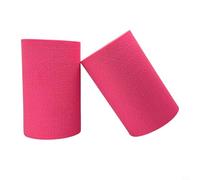 Yuanpgky 2 cuscinetti di ricambio in schiuma ad alta densità per macchine di estensione e arricciatura delle gambe, compatibili con panca pesi e tavoli di inversione (140 mm rosa rosso)