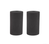 Yuanpgky 2 cuscinetti di ricambio in schiuma ad alta densità per macchine di estensione e arricciatura delle gambe, compatibili con panca pesi e tavoli a inversione (140 mm nero)
