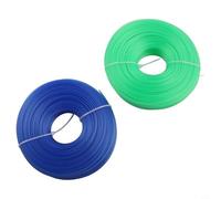 Yuanpgky 2 fili in nylon da 1,6 mm, per un totale di 200 metri, corda rotonda per falciatrici da giardino e decespugliatori, con resistenza al calore e lunghezza personalizzabile