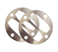 Yuanpgky 2pcs 42mm Alluminio Rotondo Compressore D'aria Cilindro Testa Valvola Piastra Guarnizioni Rondelle per 47 Tipo Compressori D'aria