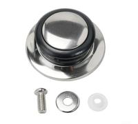 Yuanpgky 4 pomelli per coperchio pentola, coperchi per pentole, manopole di ricambio generali per coperchio della padella, maniglia per pentole da cucina, manopole circolari in acciaio inox