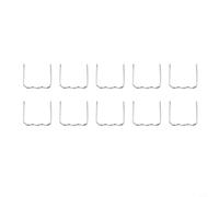 Yuanpgky 500 graffette a caldo da 0,6/0,8 mm, per riparazioni di saldatrici in plastica, in acciaio inox 304, pretagliate, per paraurti auto e strumenti di saldatura in plastica, compatibili (piatti