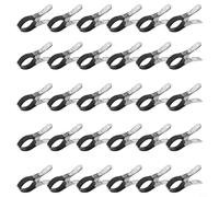 Yuanpgky 6 clip per copertura piscina in acciaio inox per piscine fuori terra, design antivento con maniche protettive, lunghezza 11,9 cm, si adattano alla maggior parte dei bordi delle piscine (30